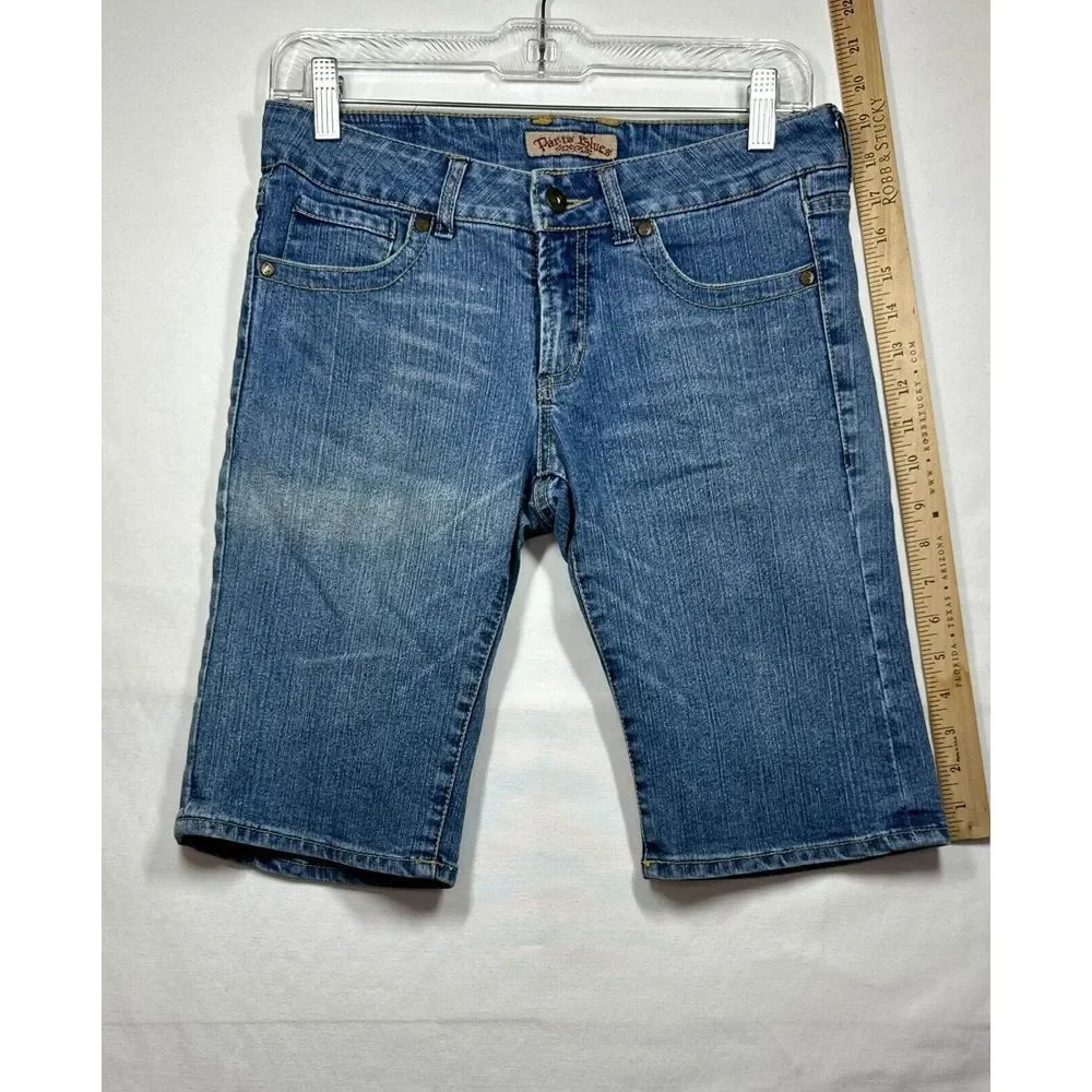 Paris Blues‎ Women's Denim Blue Jeans Low Rise Skinny Y2K Sz 7
